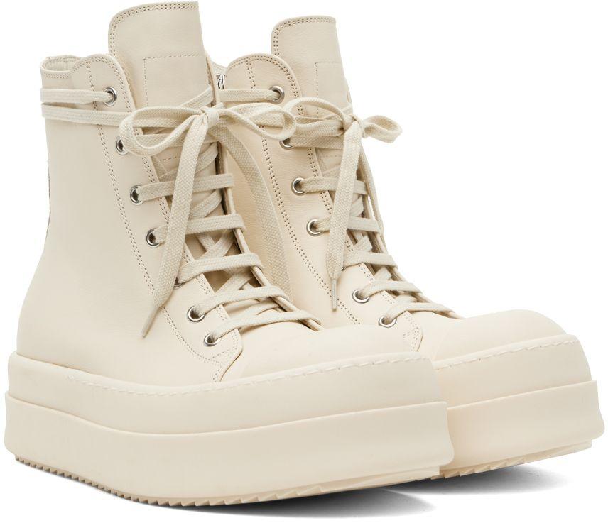 Rick Owens Off-white Mega Bumper Sneakers in Natural for Men Rick Owens Off-white Mega Bumper Sneakers in Natural for Men