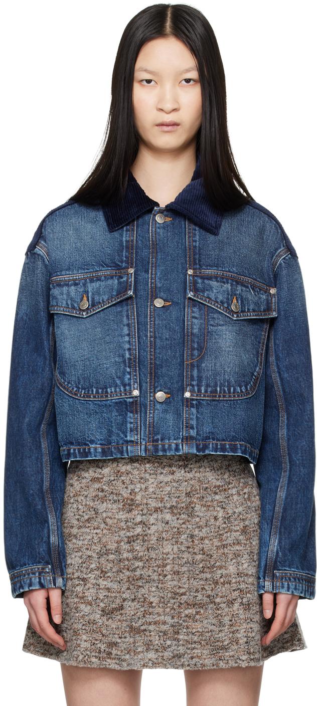 Stella McCartney レディース ブルー カラー デニムジャケット ジャケット