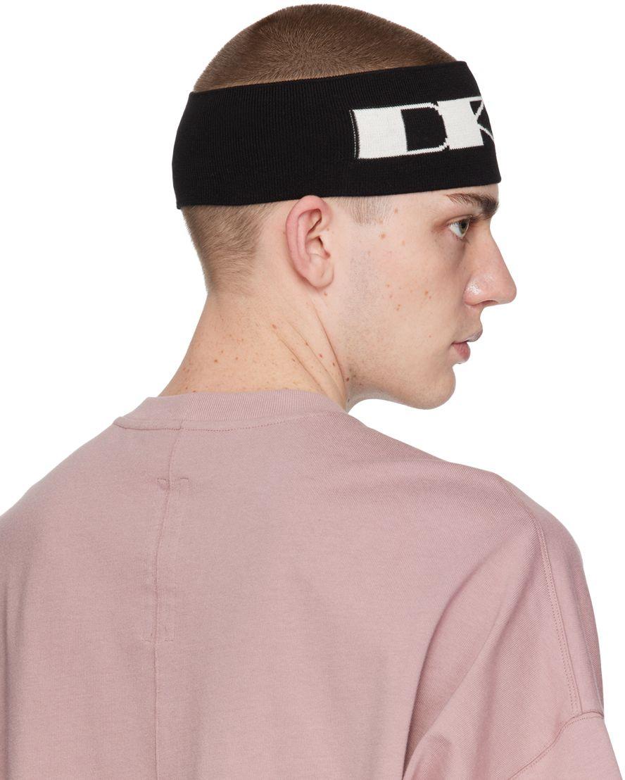 Rick Owens DRKSHDW Black 'HRDR' Headband Rick Owens Drkshdw