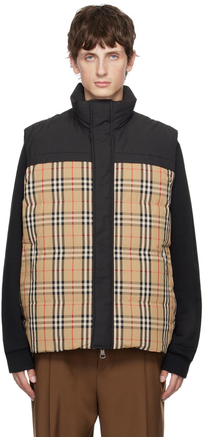 Burberry Tan Quilted Down Jacket