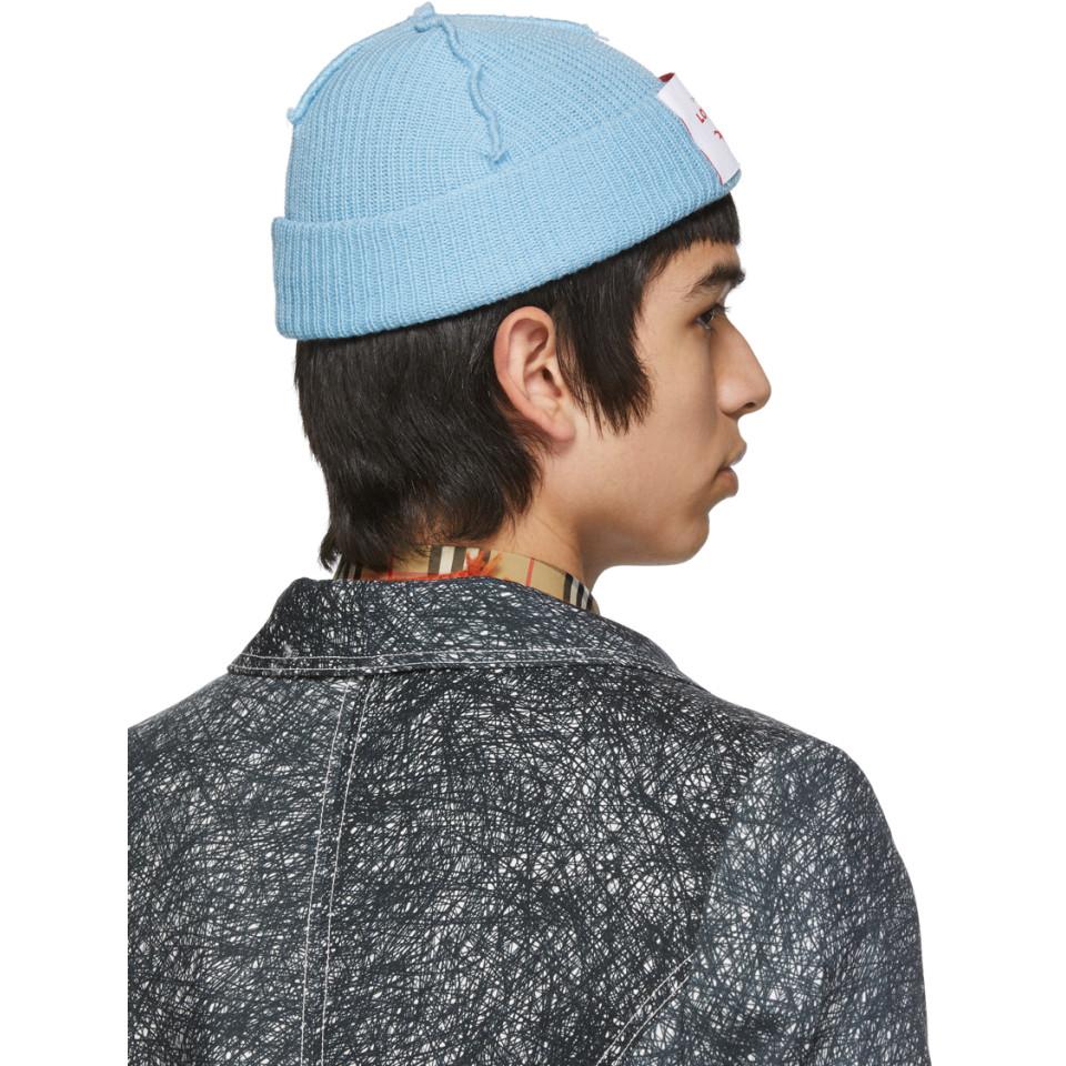 Charles Jeffrey Wool Blue Large Logo 