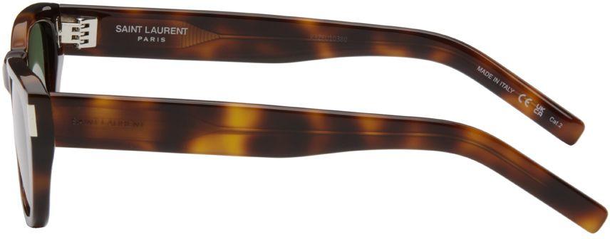 Saint Laurent Tortoiseshell SL 569 Sunglasses - ShopStyle