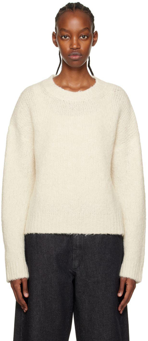 filippa k willow sweater grey beige