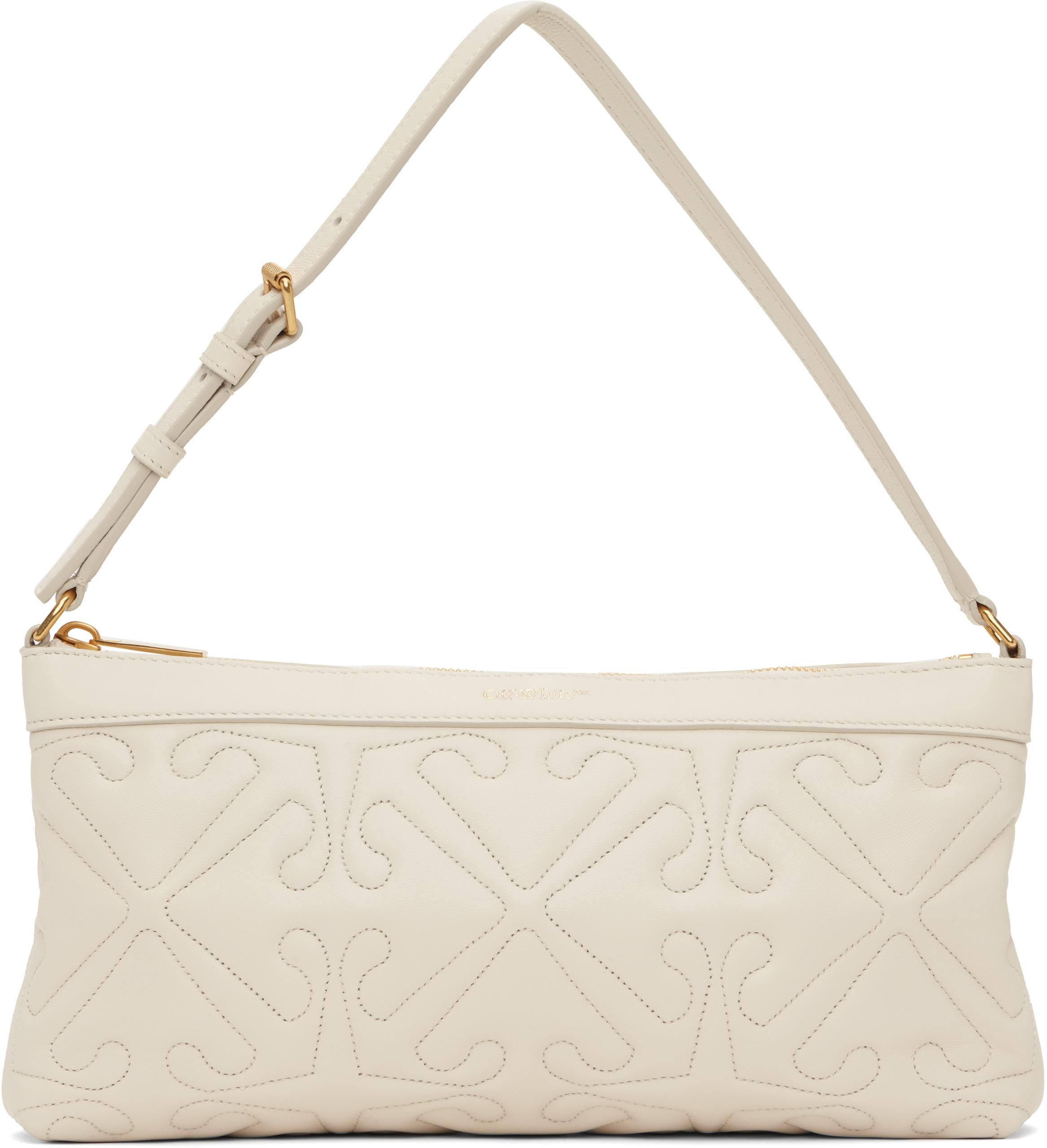 Off White c o Virgil Abloh Off Off Arrow Shoulder Bag in Metallic Lyst UK