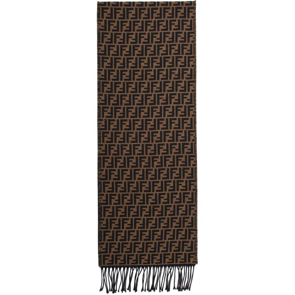 fendi black scarf
