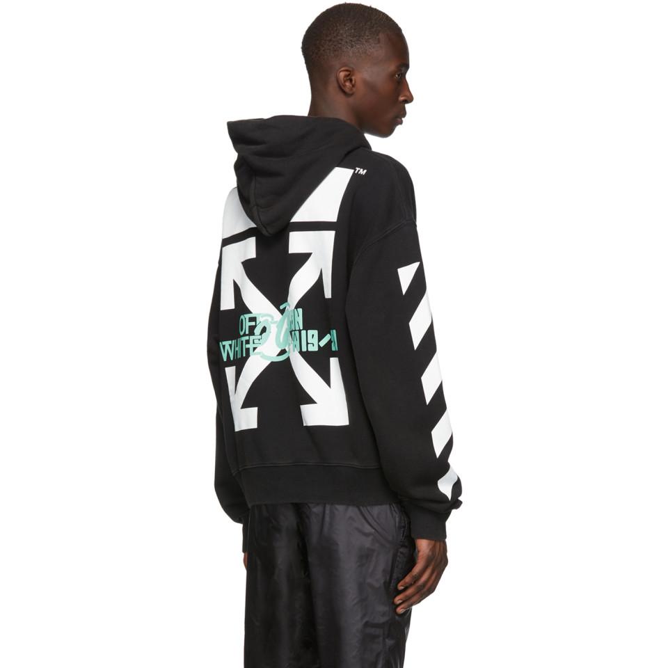 Off white hotsell hoodie waterfall