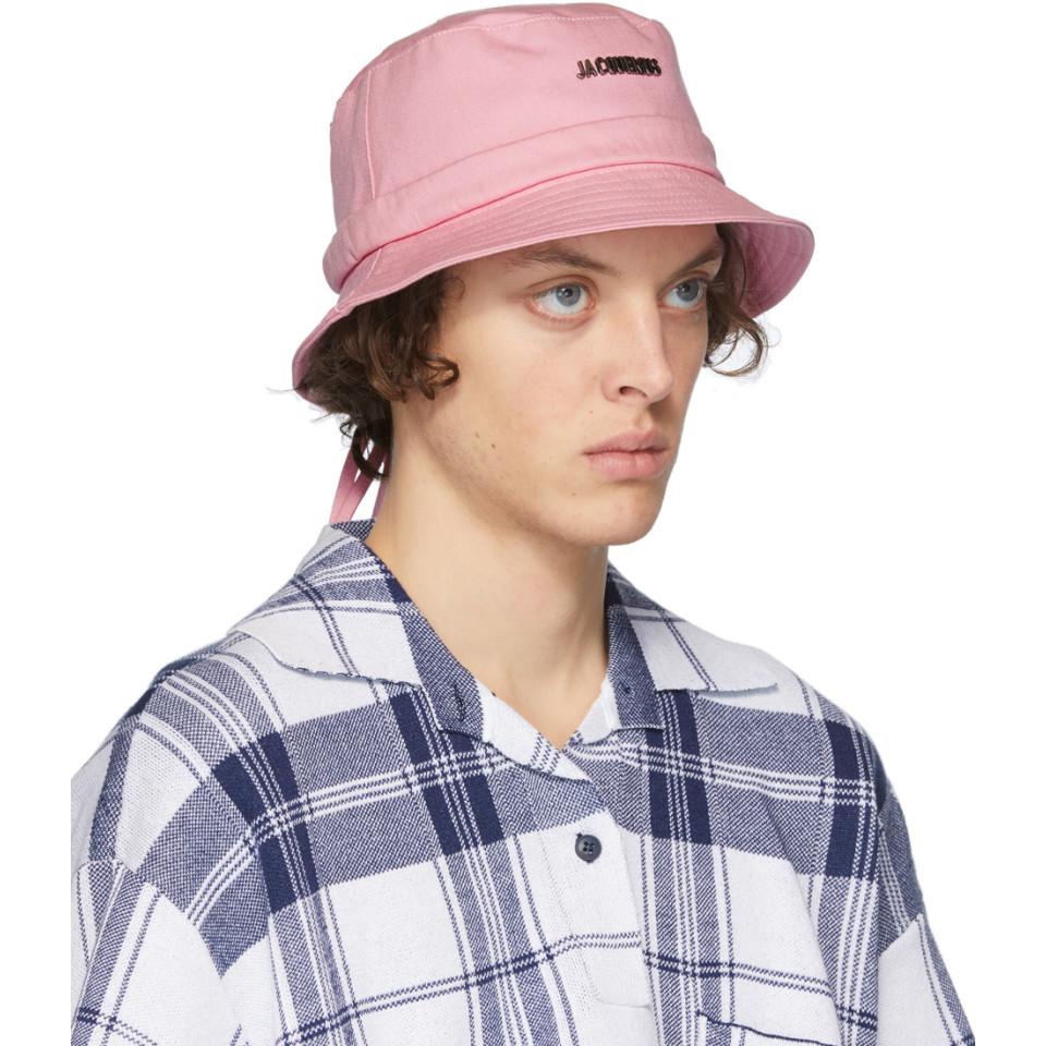 Pink Le Bob Gadjo Bucket Hat 