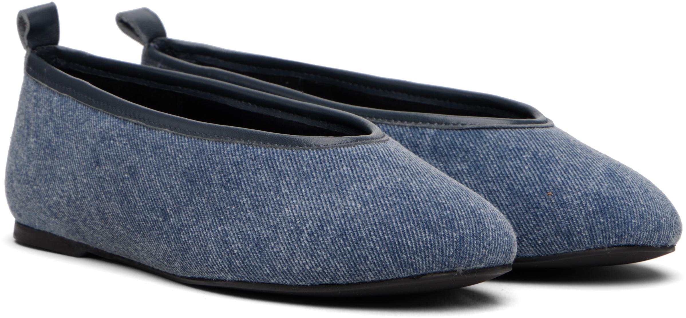 Paloma Wool Pili Denim Ballerina Flats in Blue | Lyst