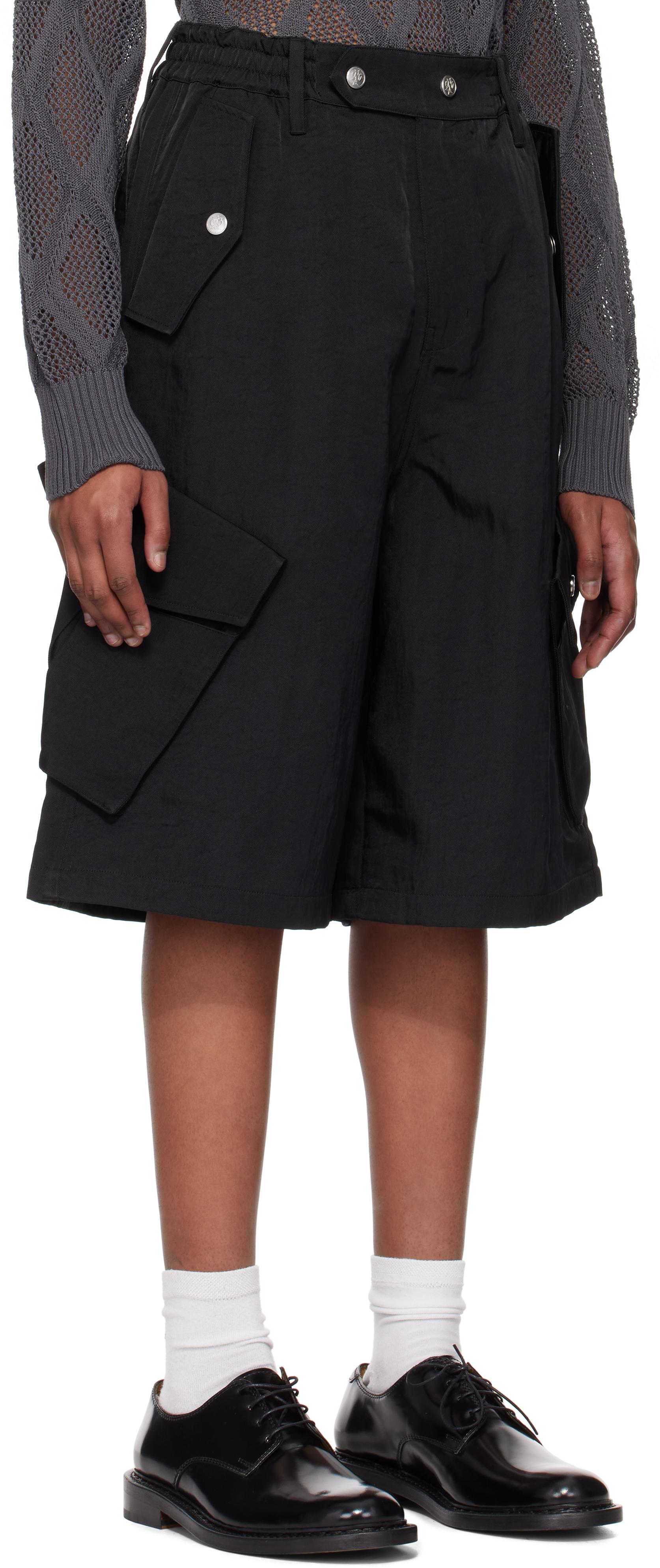 NULLUS 8 Pocket Cargo Shorts サイズ1 NULLUS 8-Pocket Cargo Shorts in Black for Men | Lyst