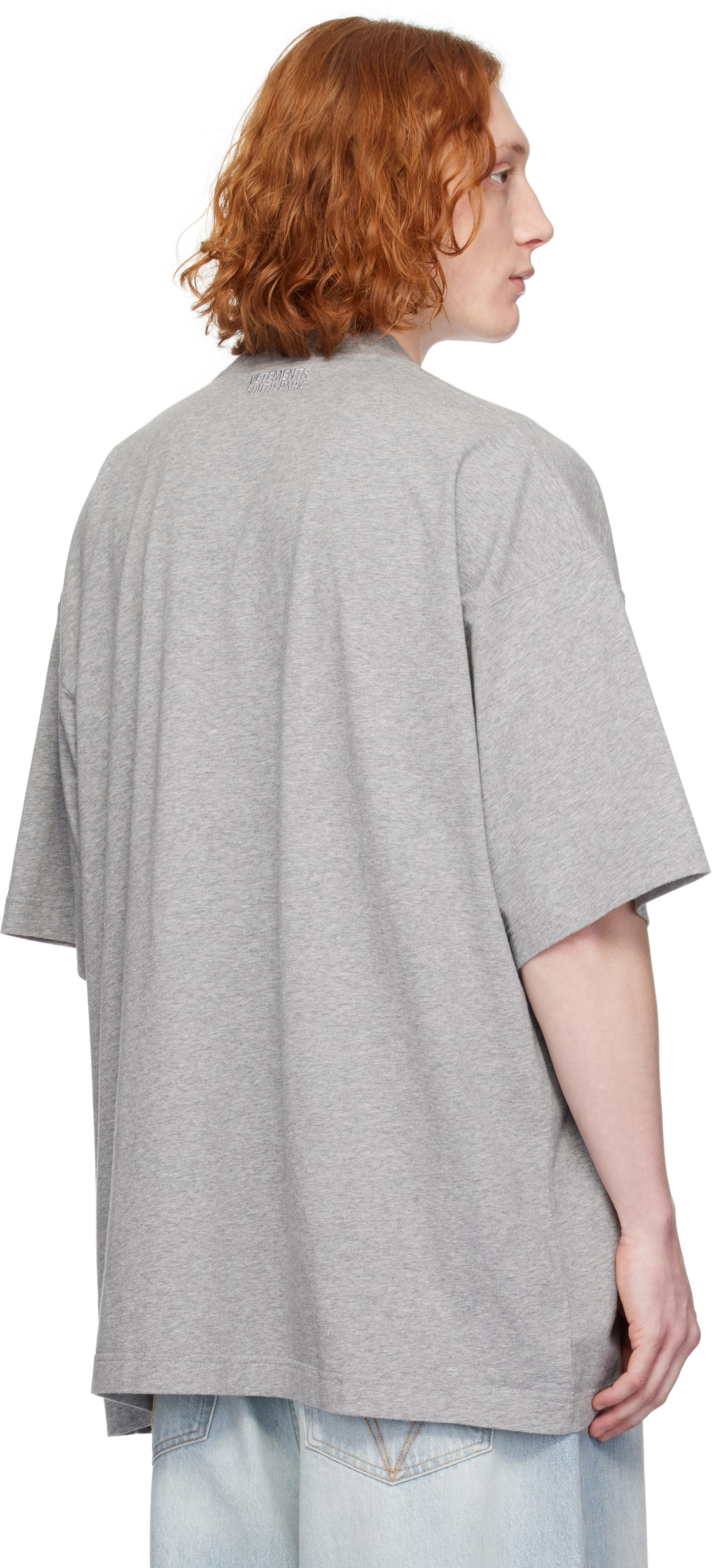 VETEMENTS You're a Towel オーバーサイズ コットン Tシャツ Vetements 'You'Re A Towel' Oversized T-Shirt in Gray for Men