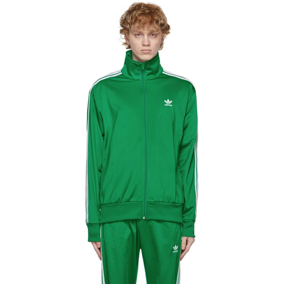 for Firebird Men Track Jacket | adidas Originals Classics Green Adicolor Lyst