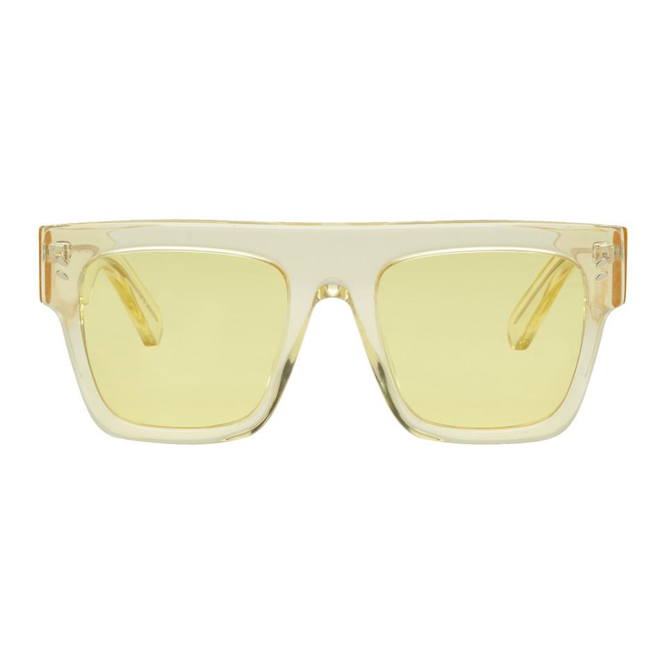 Stella mccartney yellow sunglasses Clearance