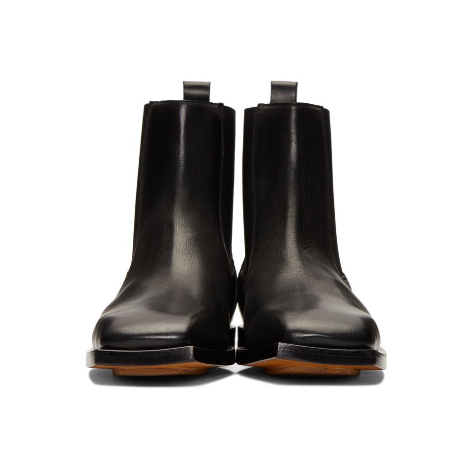 square toe flat boots