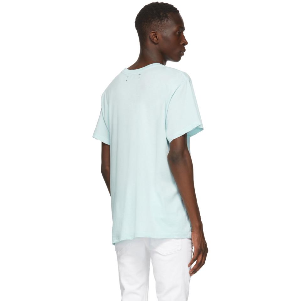 Men's Cotton Amiri T-Shirt MC Stan Best Rapper T-Shirt - Sky Blue  (KDB-260717857) - KDB Deals