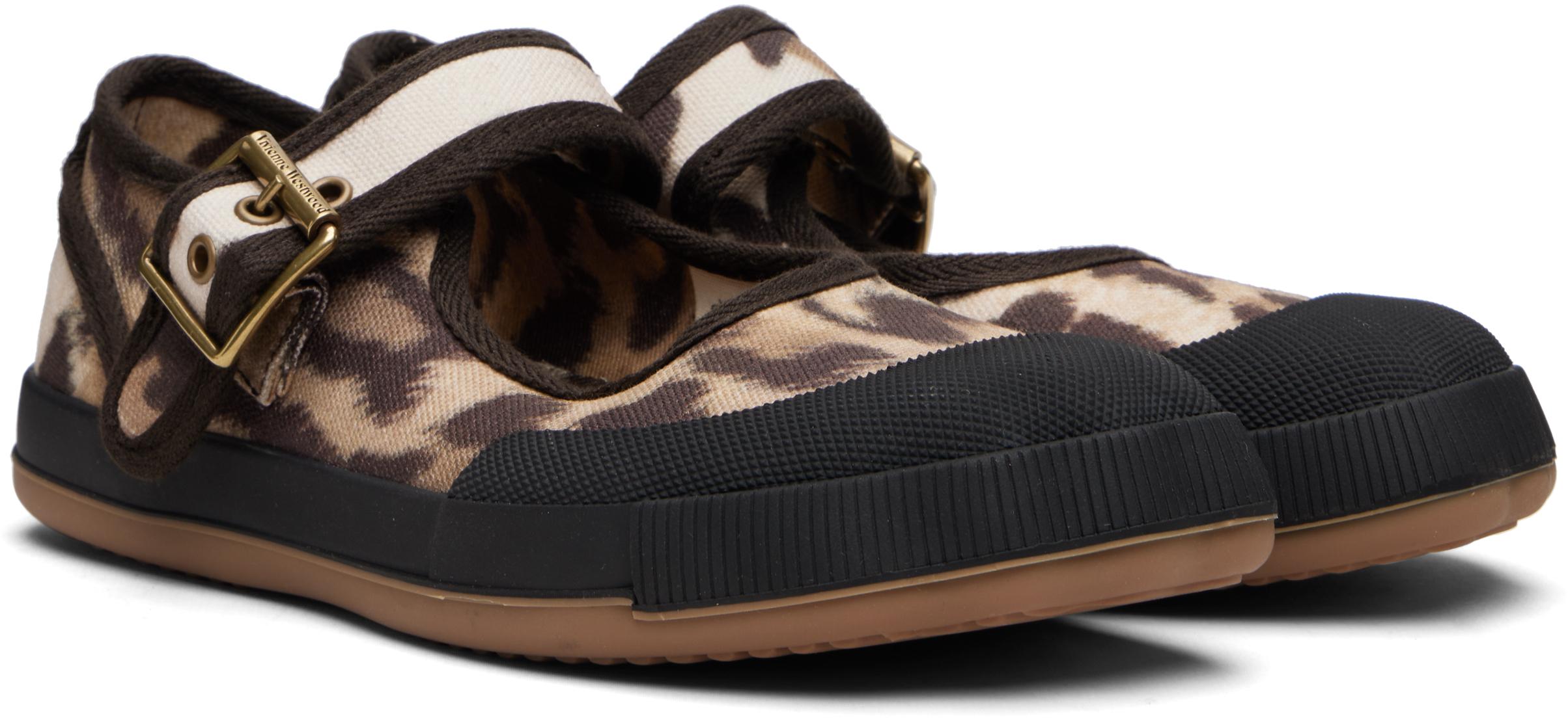 Vivienne Westwood Animal Gym Bar Ballerina Flats in Black | Lyst