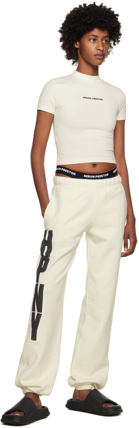 Heron Preston レディース ホワイト Hpny ラウンジパンツ パンツ 
