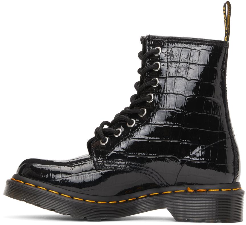 dr martens croco print