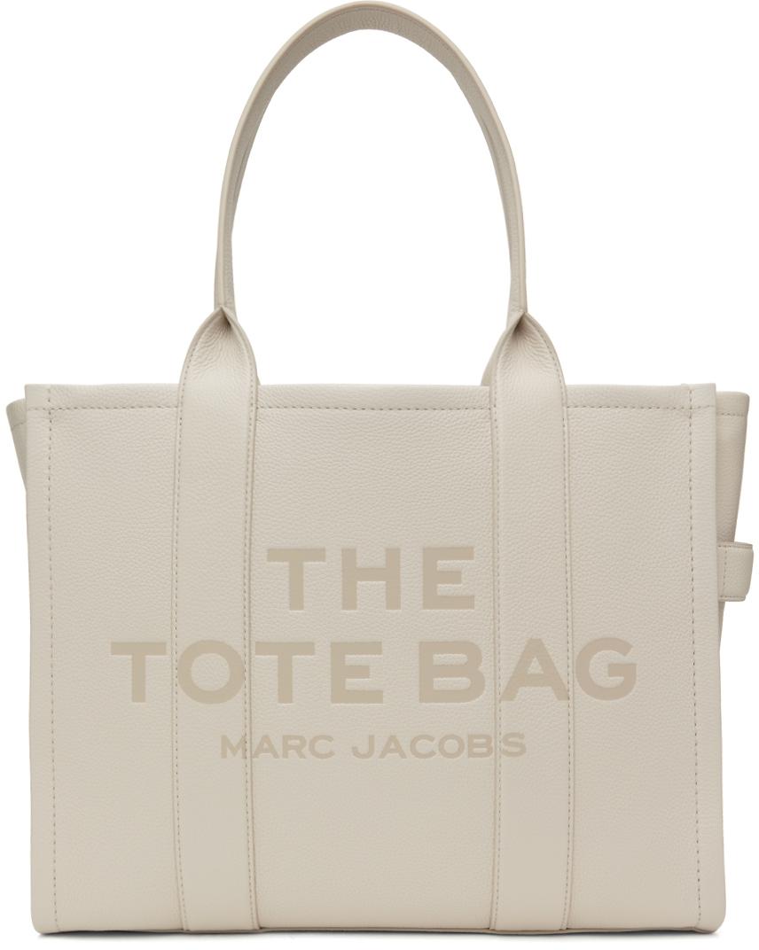 Marc Jacobs レディース ナチュラル オフホワイト The Leather Large 