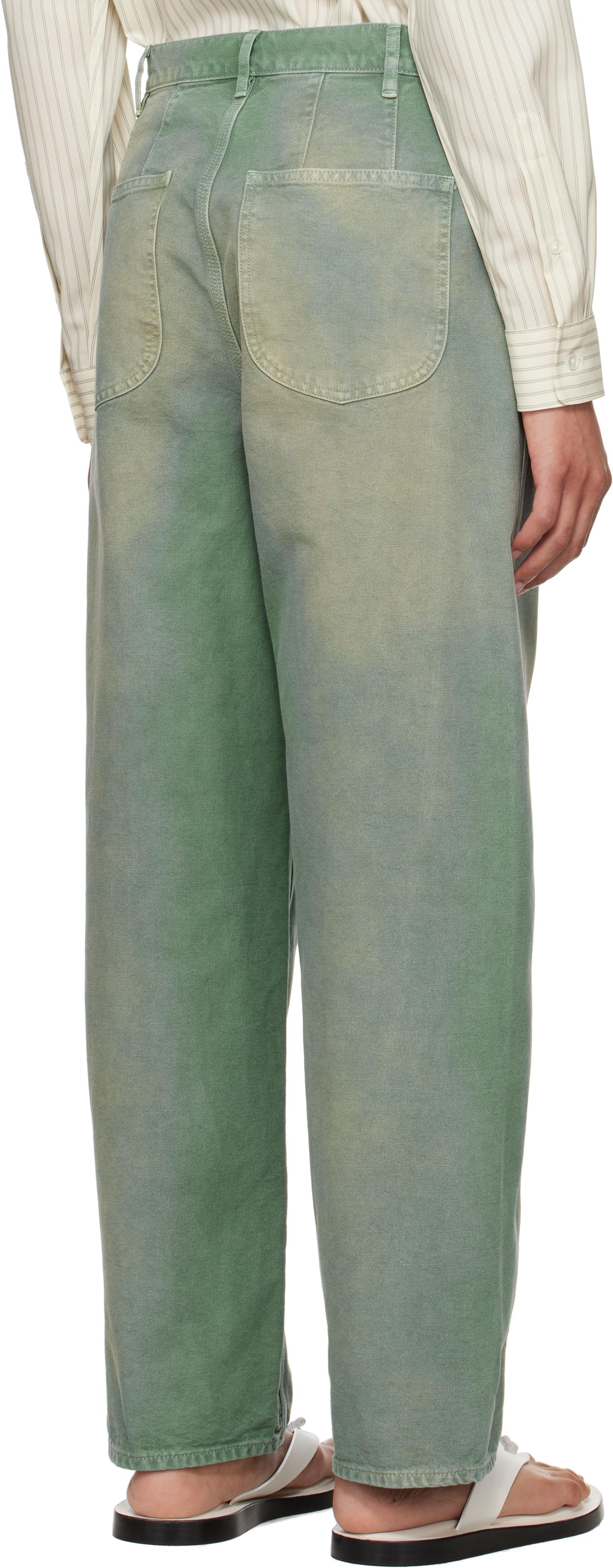 新品 AURALEE ORGANIC COTTON DUCK PANTS 3 Auralee Organic Cotton Duck Pants Ash Green