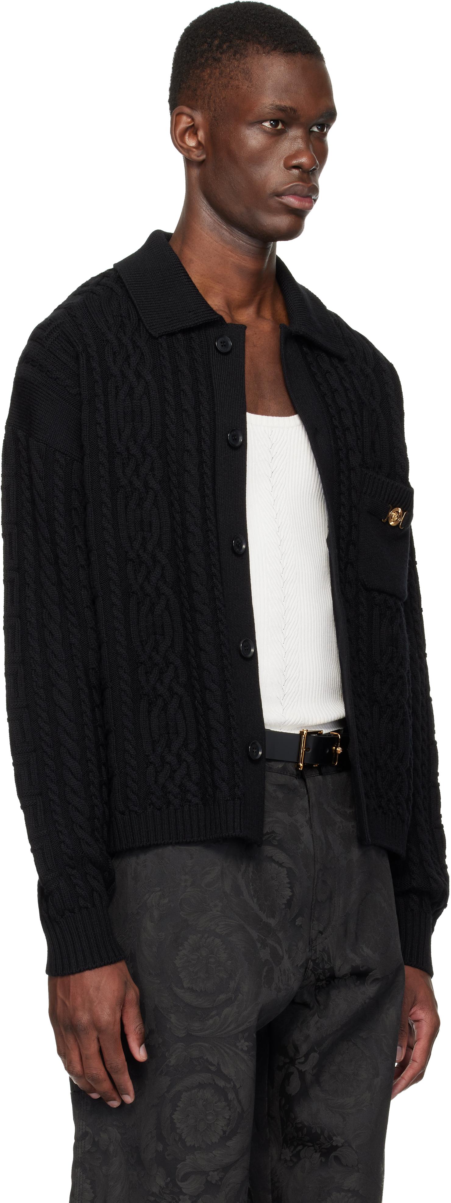 メンズ Versace カーディガン | オンラインセールは最大50%オフ | Lyst