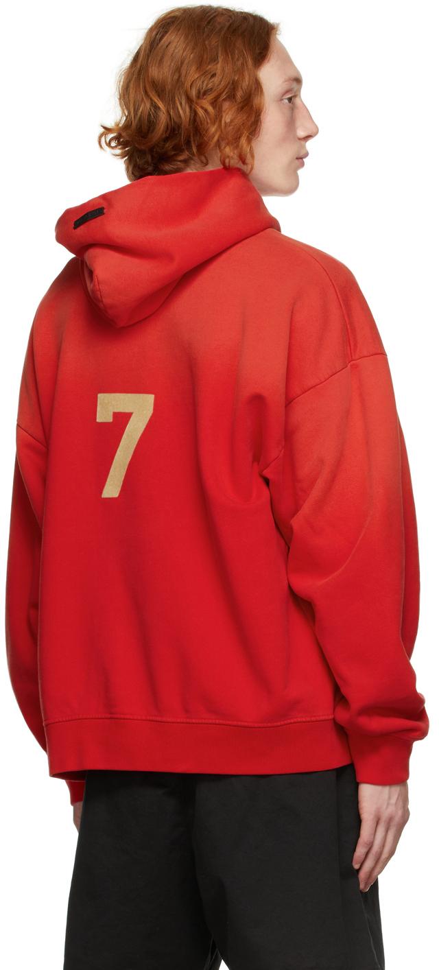 Fear of hotsell god red hoodie