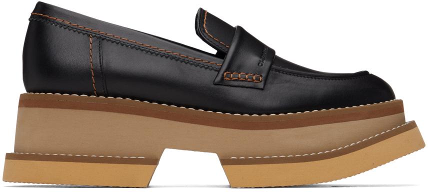 Jimmy Choo レディース ブラック Addie パールトリム レザー