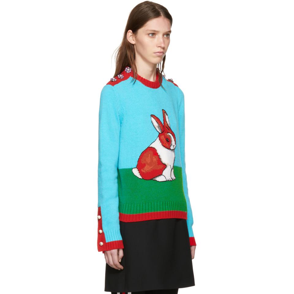 gucci rabbit sweater