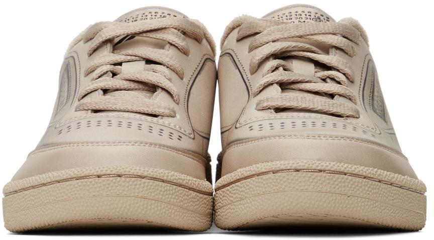 maison margiela tan reebok edition project 0 cc tl sneakers