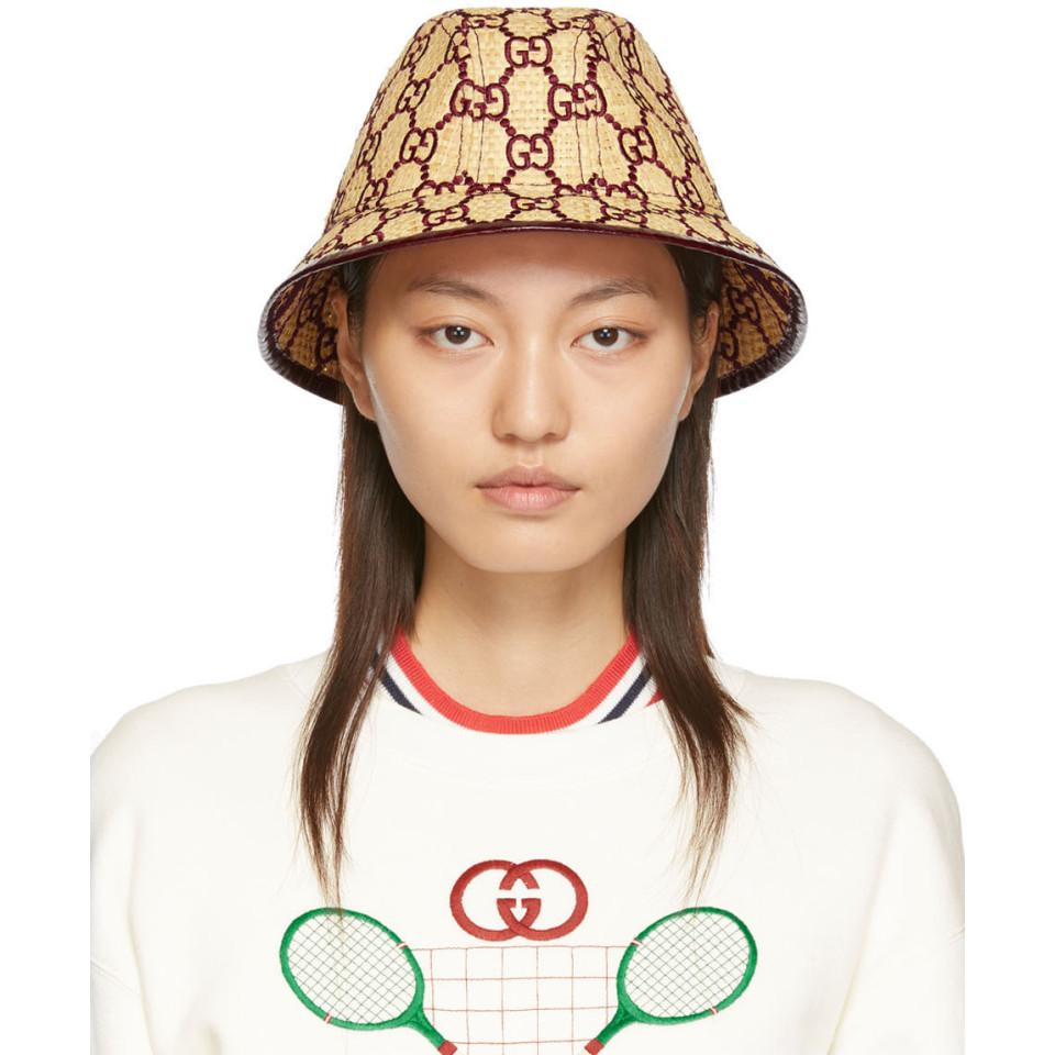 Gucci Cotton GG Fedora Hat With 