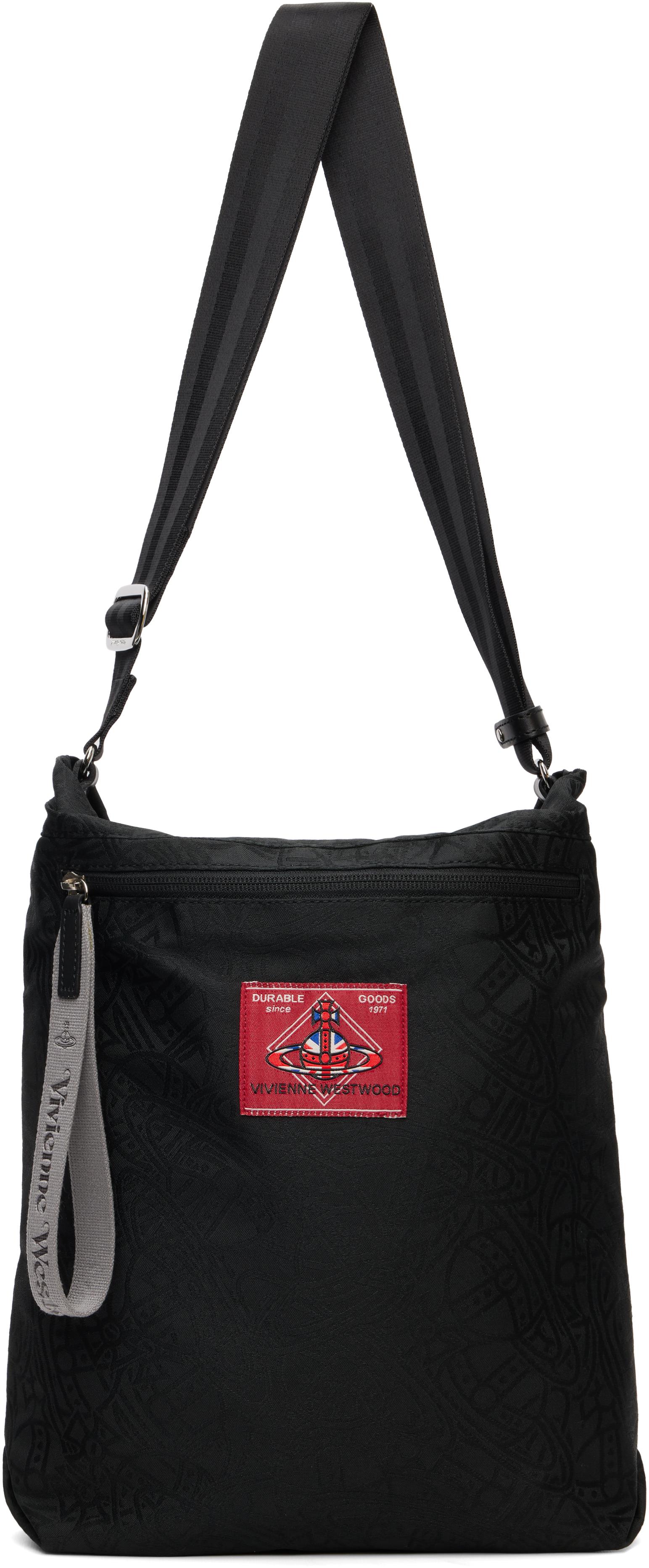 Vivienne Westwood Tangled Orb Jacquard Luke Pouch in Black for Men 
