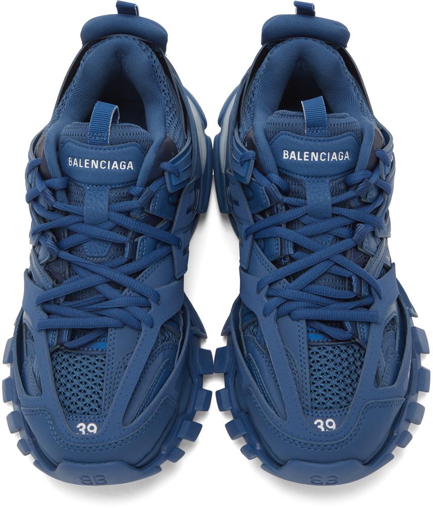 Balenciaga Led Track Sneakers in Blue for Men | Lyst