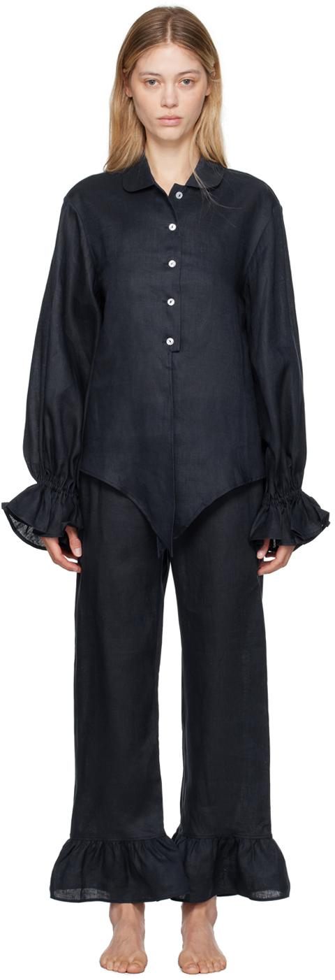 【関税込み】Sleeper ネイビー Rumba パジャマセット Sleeper ネイビー Rumba パジャマセット ブラック | Lyst