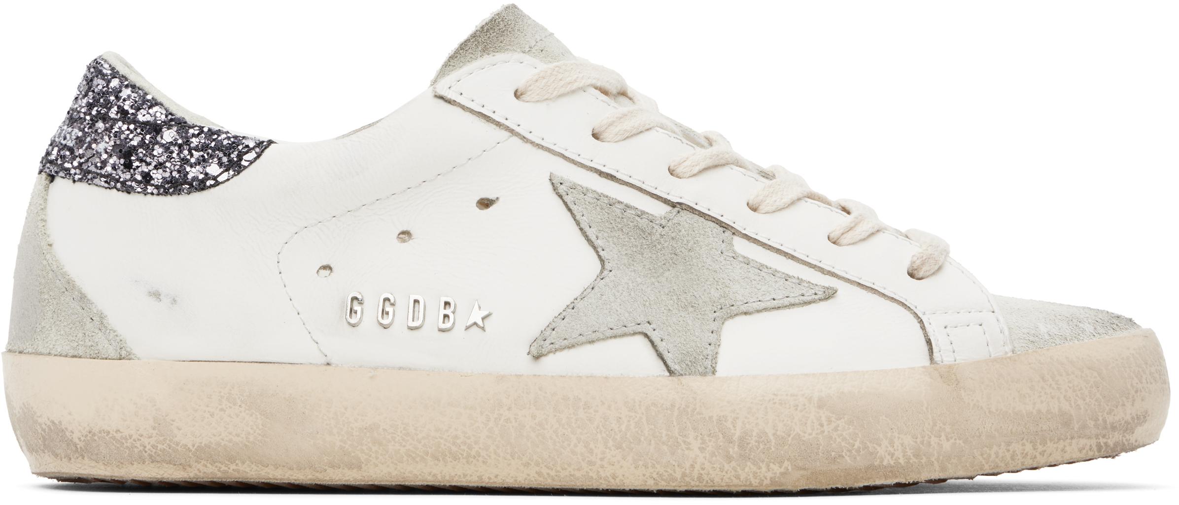 Golden Goose レディース ブラック En Goose ホワイト&グレー Super 