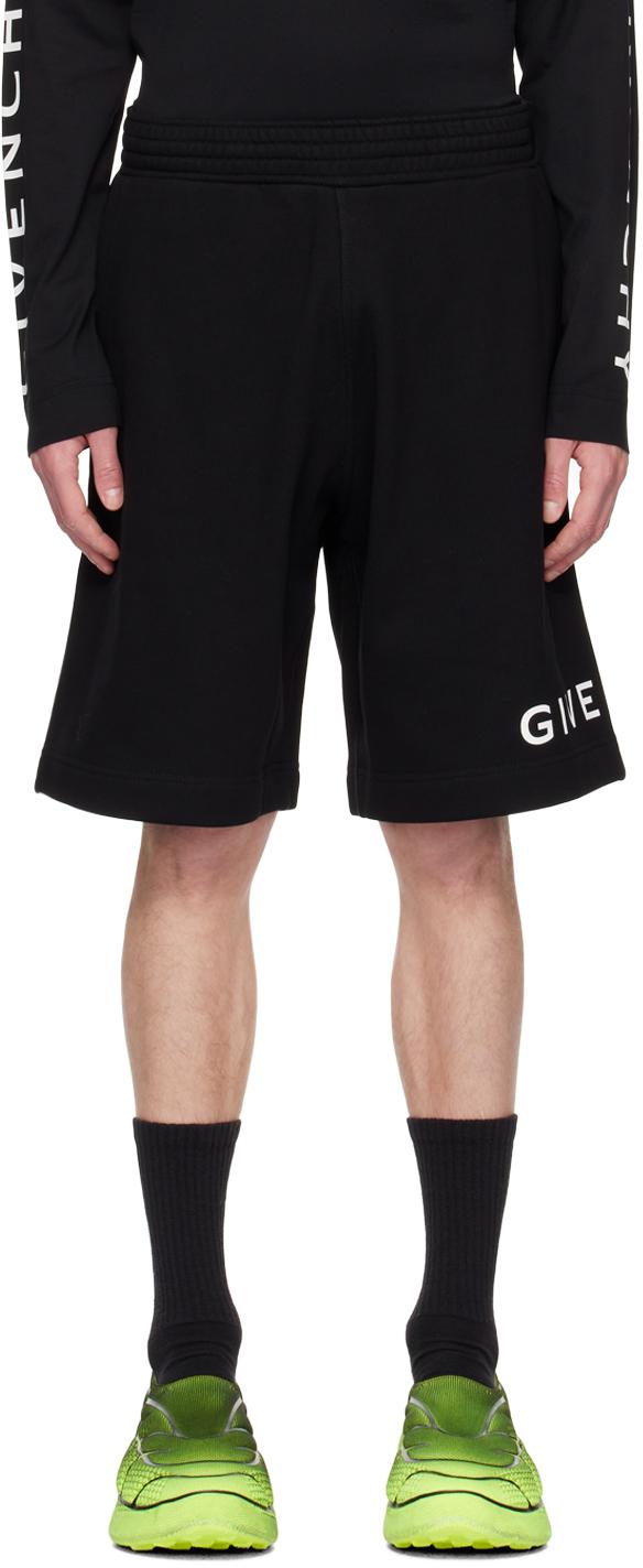 Givenchy メンズ ブラック Archetype ショートパンツ ハーフパンツ