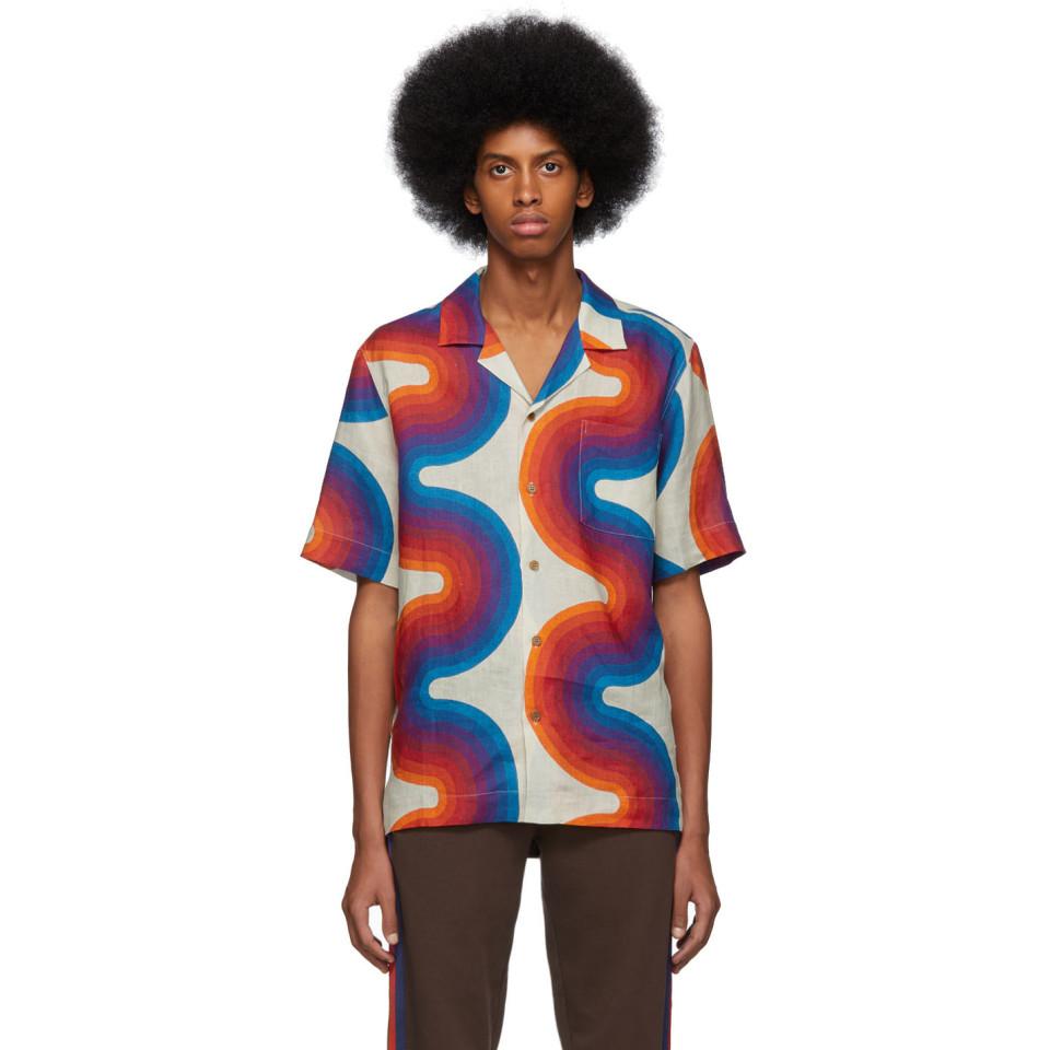 Dries Van Noten Off-white Verner Panton Edition Wave Carlton Bowling Shirt  for Men | Lyst Canada