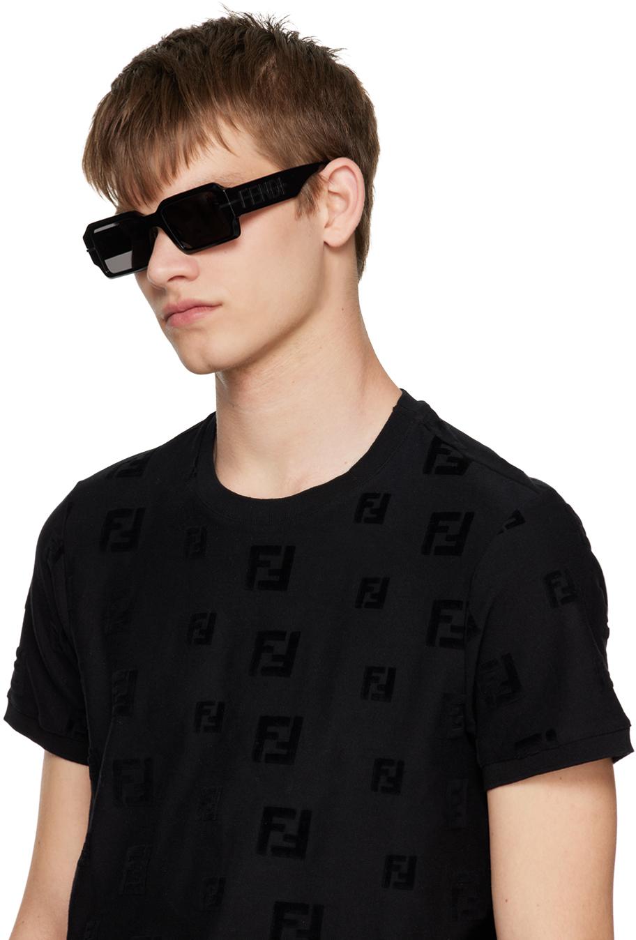 Black Graphy Sunglasses