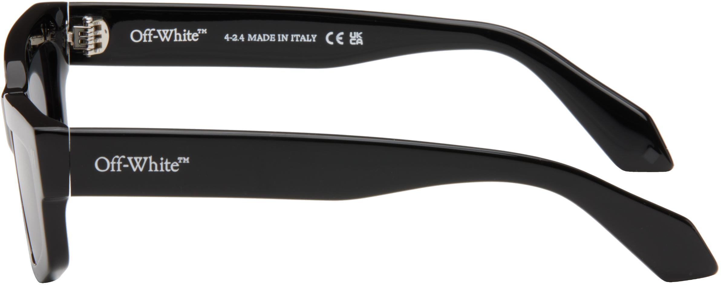 Off-White スクエアサングラス ブラック Off-White Eyewear オフホワイト Arthur スクエアサングラス