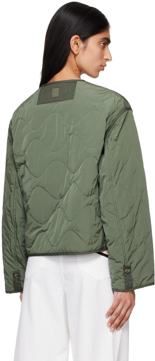ジャケット MAX MARA KHAKI RIBBED JACKET Khaki Umberta Jacket by Weekend Max Mara on Sale