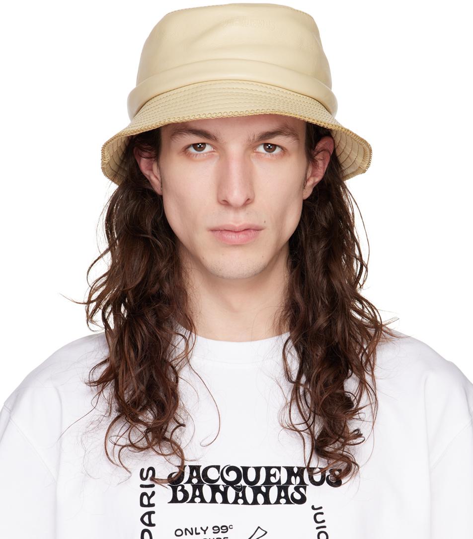 Jacquemus Beige 'le Bob Mentalo' Bucket Hat for Men | Lyst UK