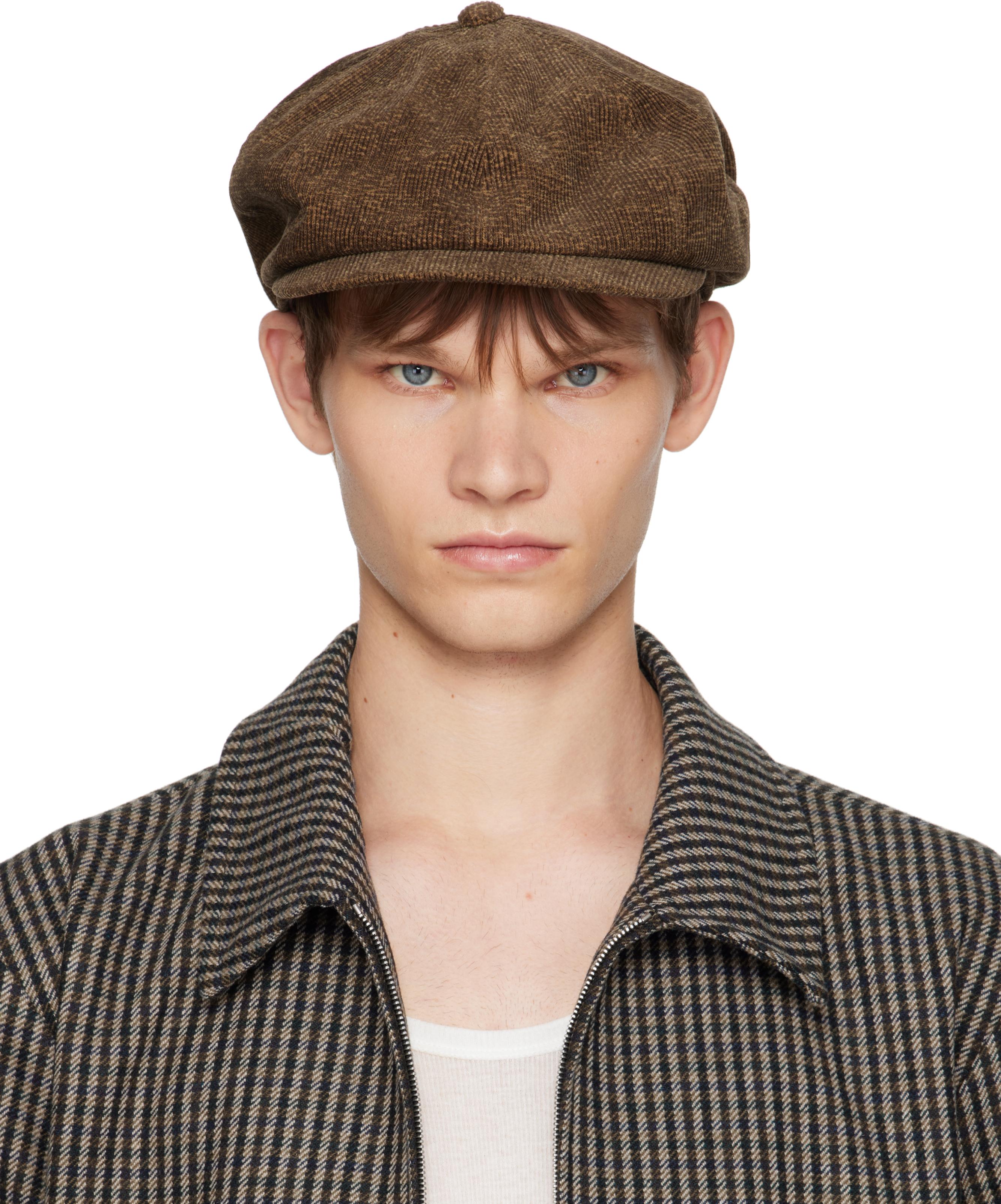 TAIGA TAKAHASHI Lot. 006 Newsboy Cap in Brown for Men | Lyst