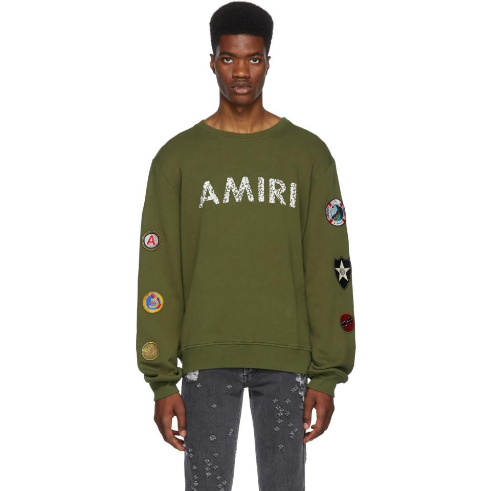 amiri patch hoodie