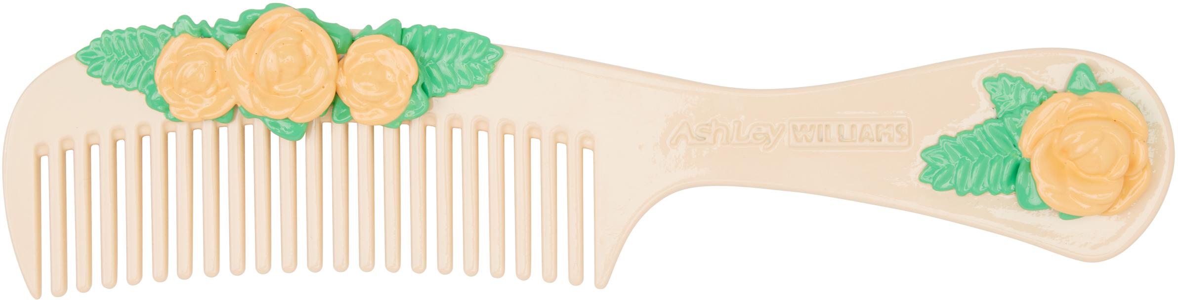 Ashley Williams Flower Comb Hair Clip in Black | Lyst