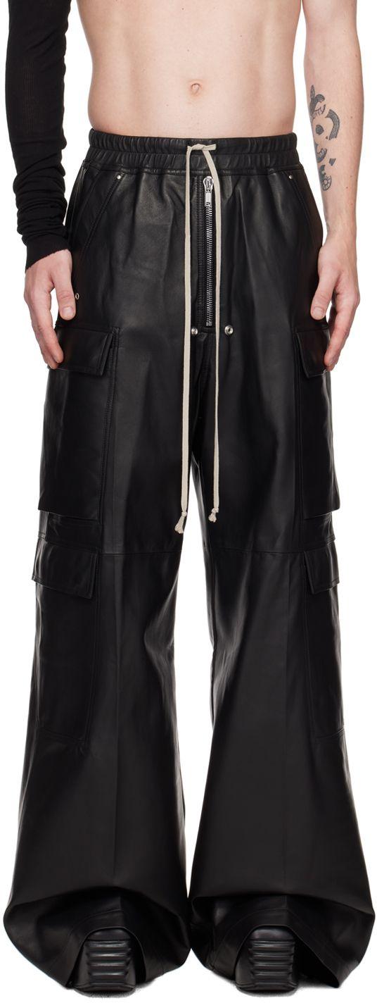 rick owens vegan leather pants