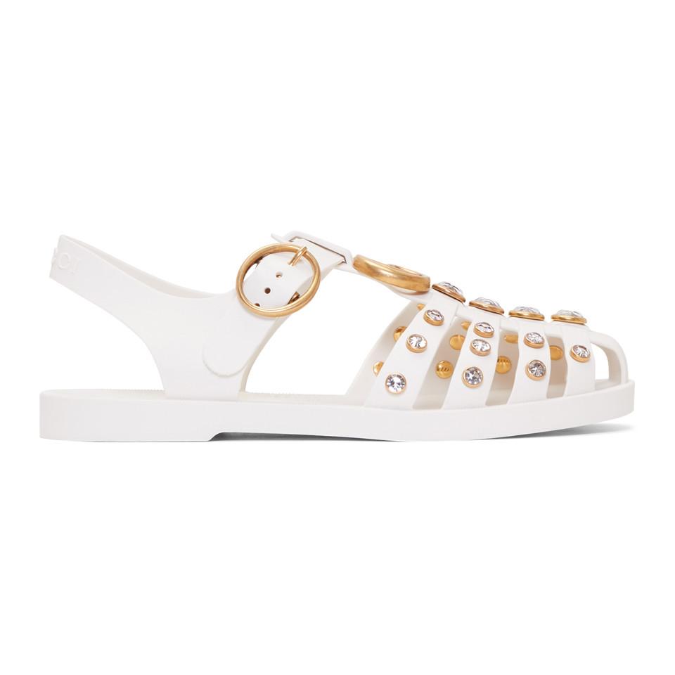 gucci jelly sandals yg