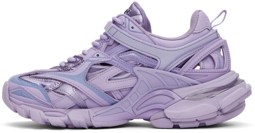 Balenciaga Purple Track 2.0 Sneakers | Lyst