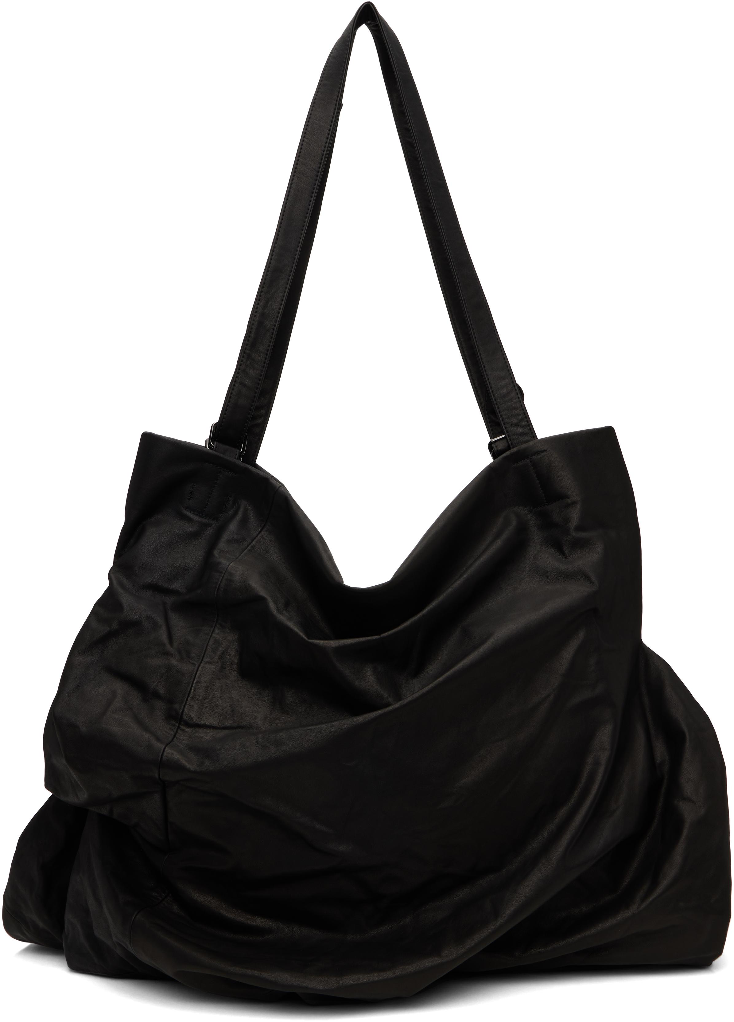 Yohji Yamamoto Unevenness Tote in Black | Lyst Yohji Yamamoto Unevenness Tote in Black | Lyst