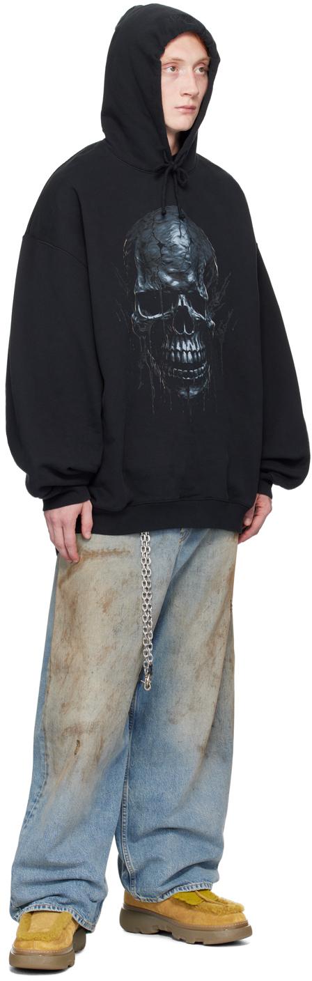 Vetements skull hoodie hotsell