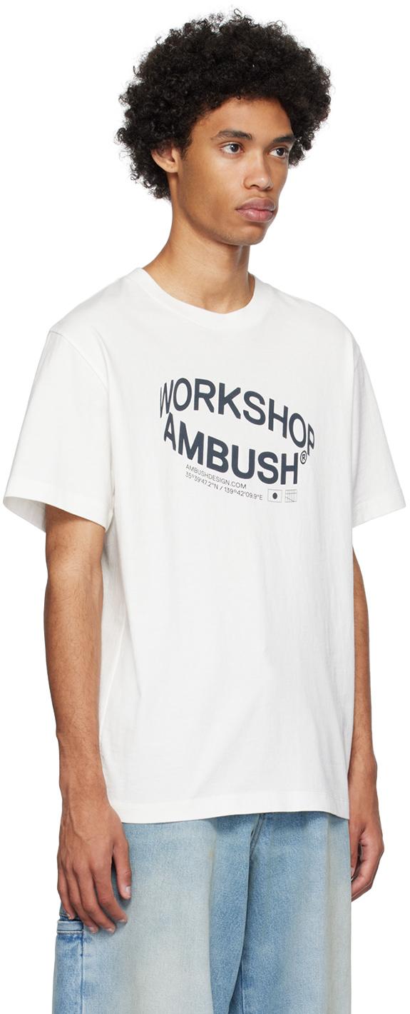 Ambush メンズ ホワイト Revolve Tシャツ Tシャツ