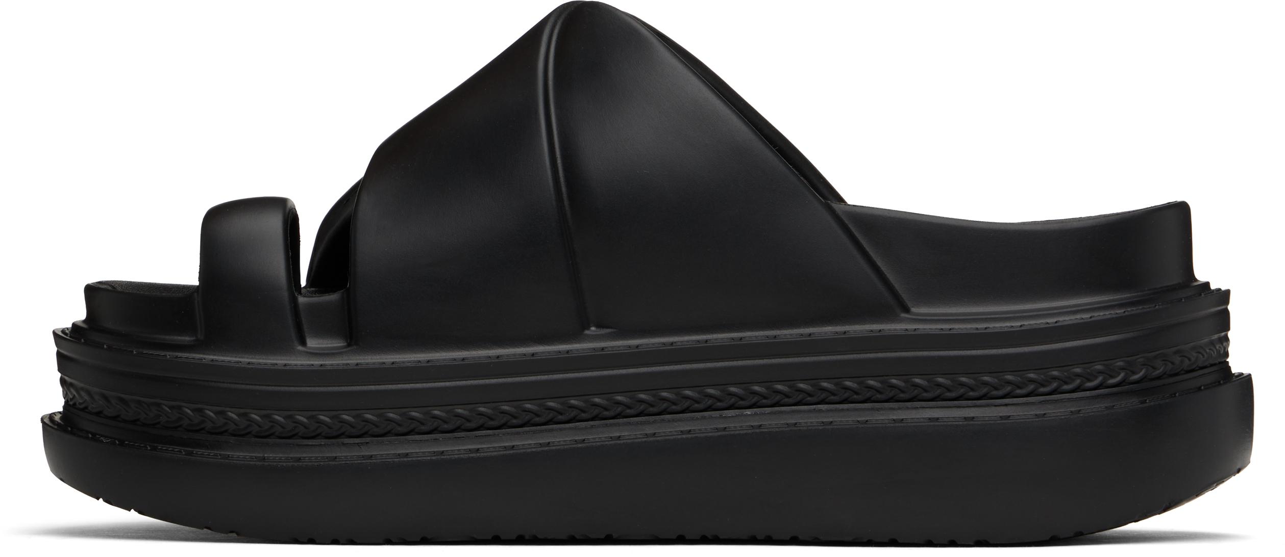 Sacai Foam Multiple Sole Sandals in Black for Men | Lyst