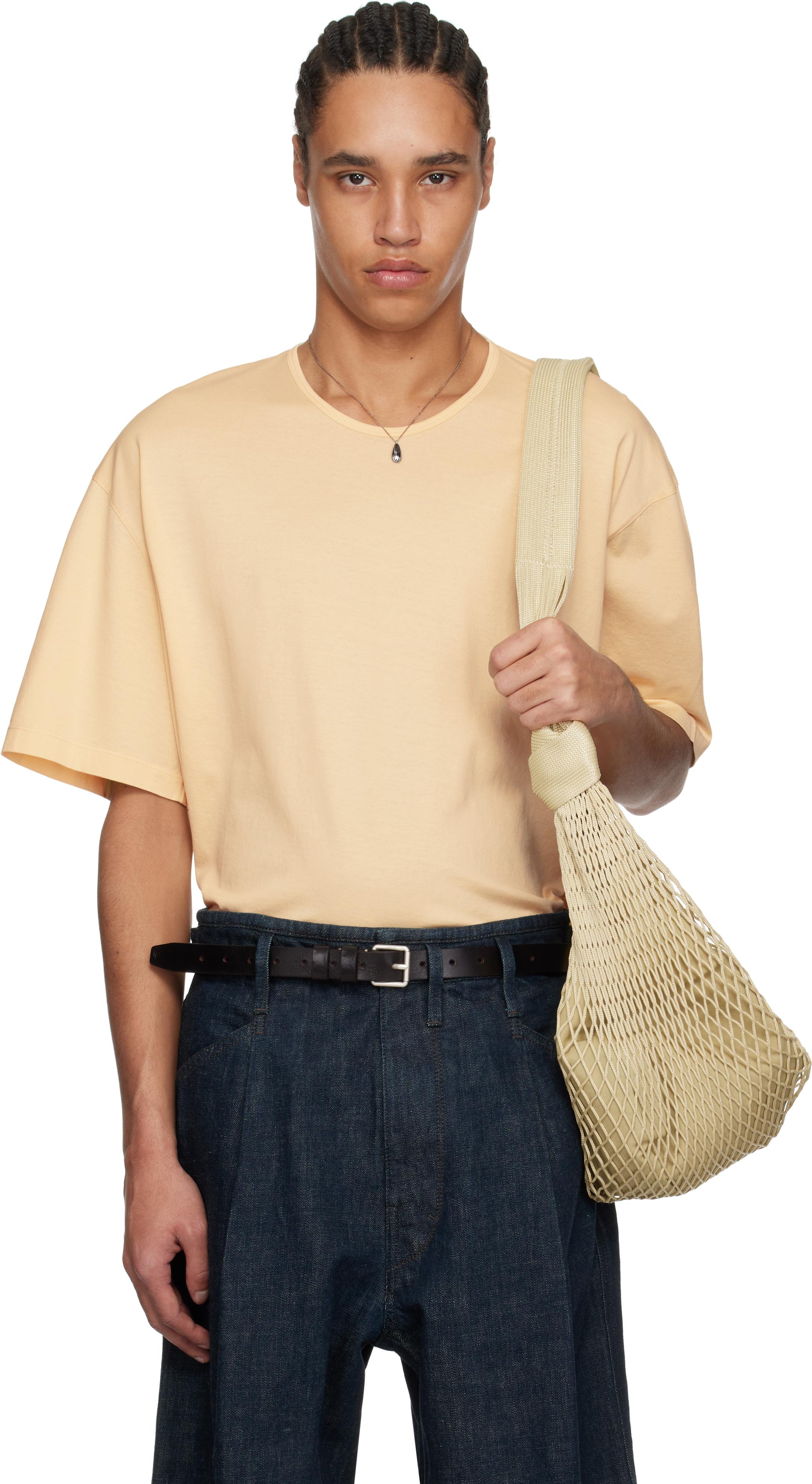 【関税込み】LEMAIRE ベージュ ボクシー 半袖Tシャツ 楽天市場】Lemaire ルメール 半袖Tシャツ BOXY T-SHIRT ボクシー